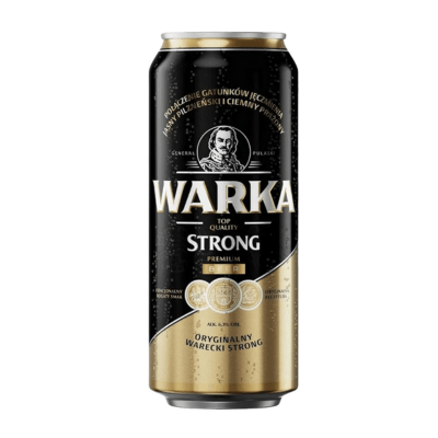 Beer "Warka Strong" 6,5% 0,5l 13,8GP Dose DPG