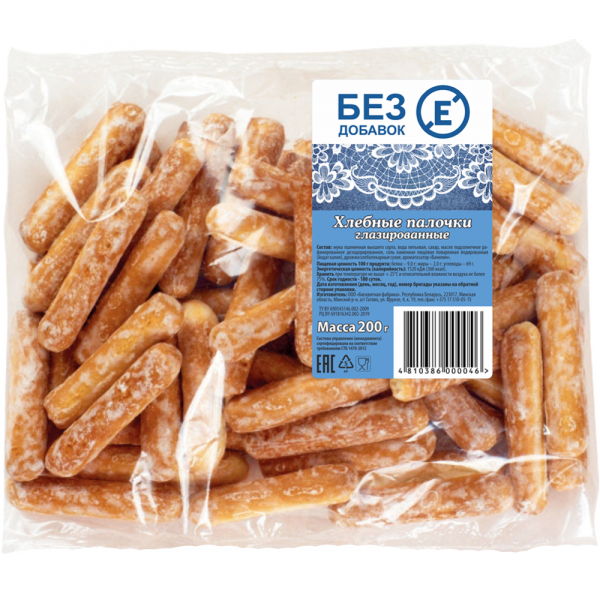 Glazed bread sticks, 200g