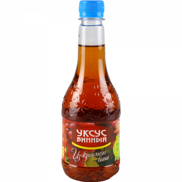 Wine vinegar "Slutsk vinegar" from red wine, 6%, 0.5L