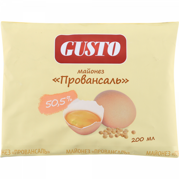 Mayo Provencal "Gusto" 50.5%, 200ML