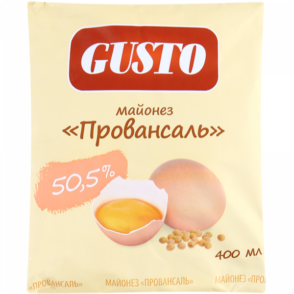 Delicacy table mayonnaise "Provencal" 50.5%, 400ML