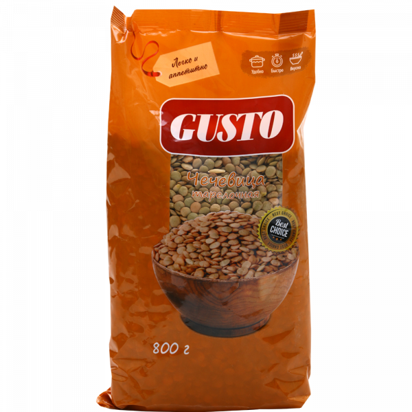 Lentils "Gusto" 800g