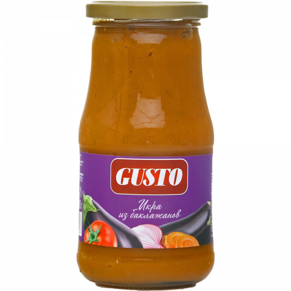 Eggplant caviar "Gusto" extra, 450g