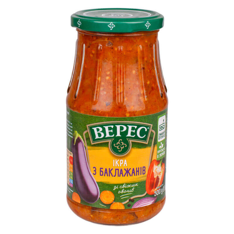 Eggplant caviar "Extra" TM Veres 500g