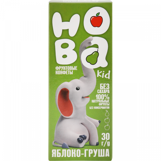 Fruit candies "Hoba" apple-pear, 30g