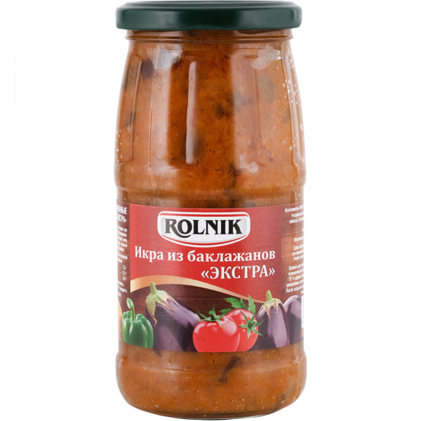 Vegetable caviar "Rolnik" from extra eggplant, 450g