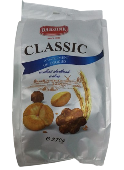 Cookies "classic"assortment Daroink 270g