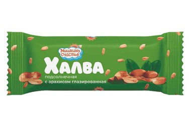 Halva "Mishkino happiness" (peanuts) 50g