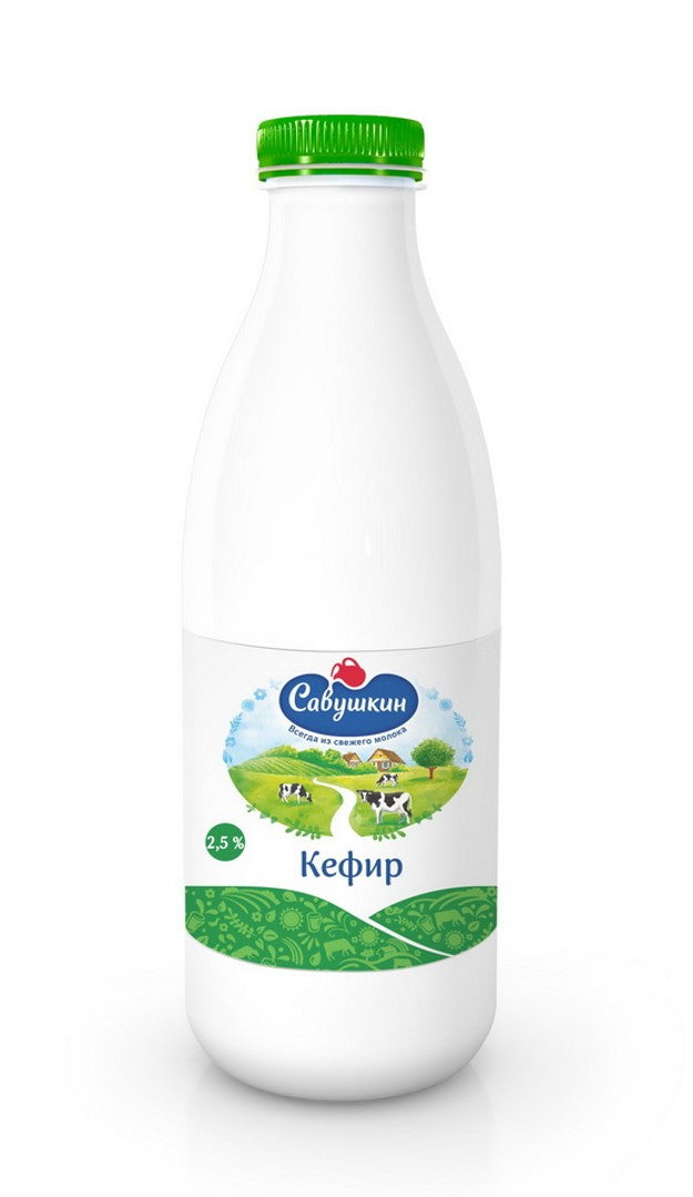 Kefir fat. 2.5% pet weight 950g