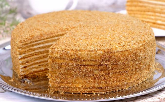 Honey cake(Торт Медовик)400g