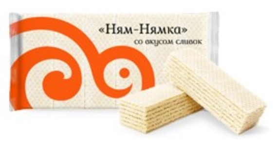 Wafers "Sladonezh" Nyam-Nyamka, with boiled condensed milk flavor, 200g
