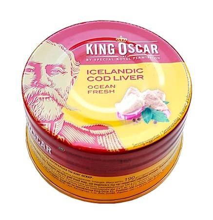COD LIVER KING OSKAR NORWAY 190G