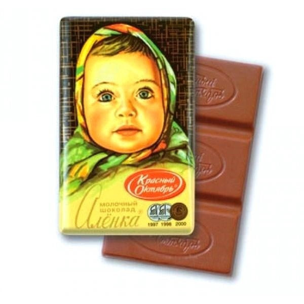 CHOCOLATE RED OCTOBER "ALENKA", MILK, 15G