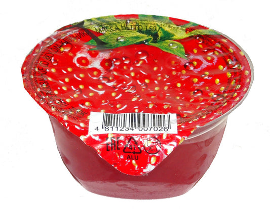 Jelly with strawberry flavor 150g