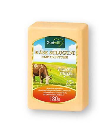GUDWILL CHEESE SULUGUNI PASTA FILATA 180G 47% FAT