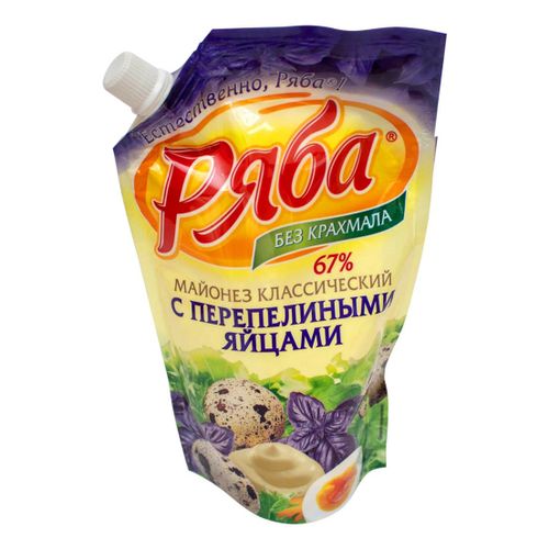 Mayonnaise "Classic" with Quail Eggs 67%, 400g