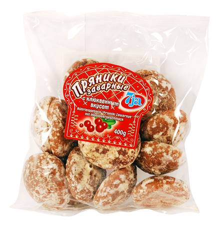 7JA GINGERBREAD ZAWARNIE CRANBERRY 400G