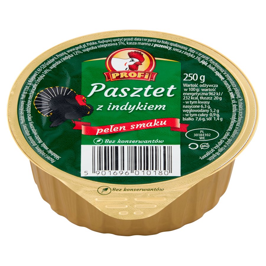 Pasztet Z Indykiem Profi 250g