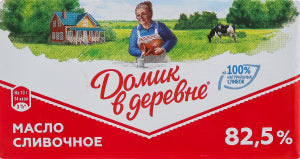 Butter 82.5% cream Domik v derevne m/y 180g