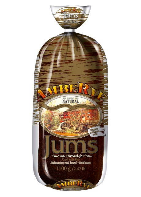 Bread AMBERYE JUMS Hearty Rye tradition, 1.1kg