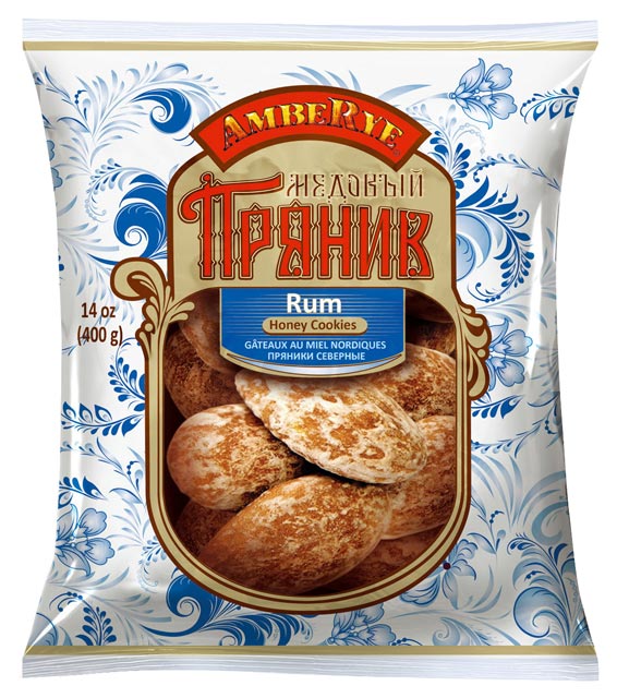 Gingerbread Honey Cookies AMBERYE rum, 400g