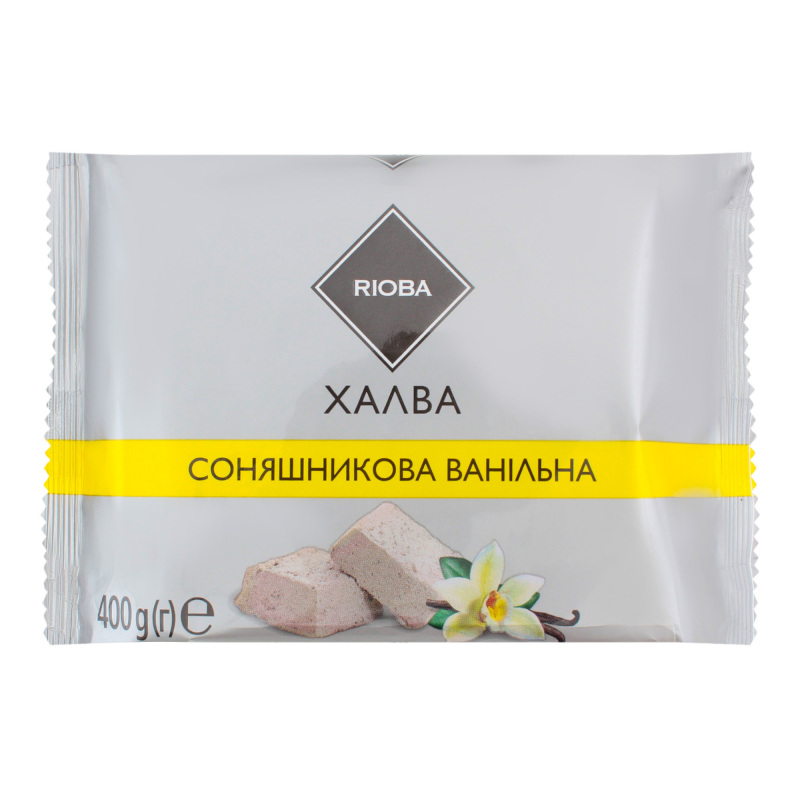 RIOBA vanilla sunflower halva 400g