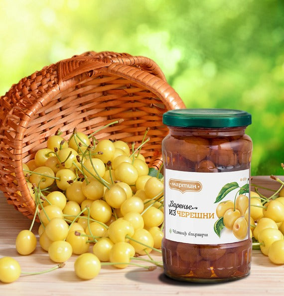 White Sweet Cherry Jam, 380g