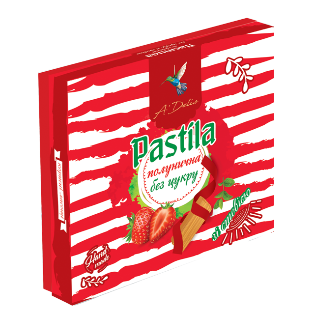 A`DELIS Strawberry Pastila Sugar Free 200g