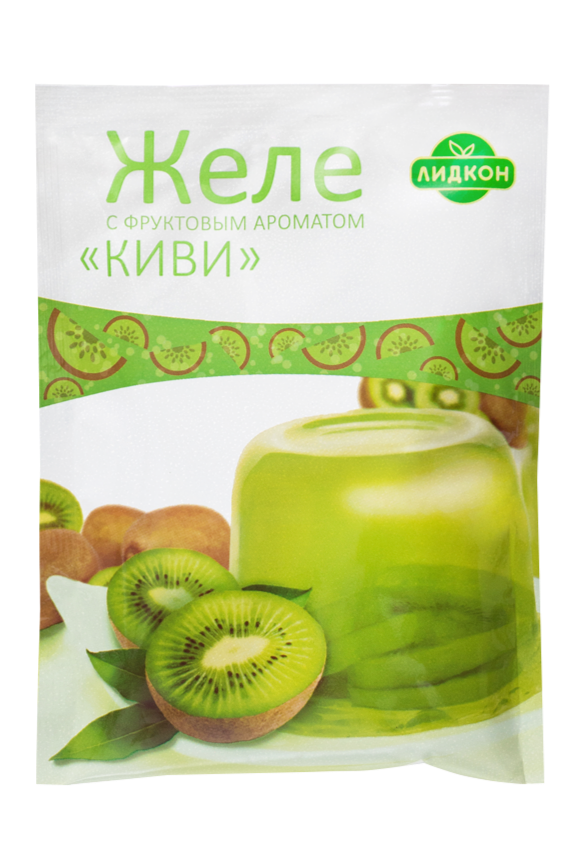 Jelly with fruit flavor "Kiwi"