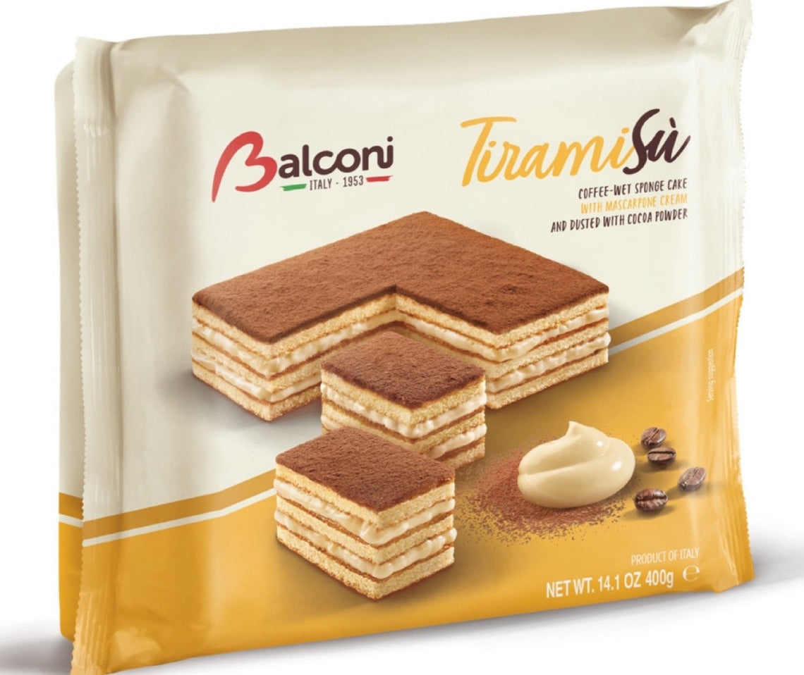 Sponge cake "Balconi" (tirmissu, mascarpone) 400g