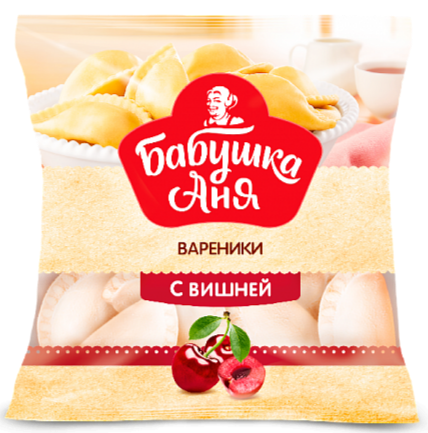 Frozen dumplings filled with cherry "Babushka Anya" 430g