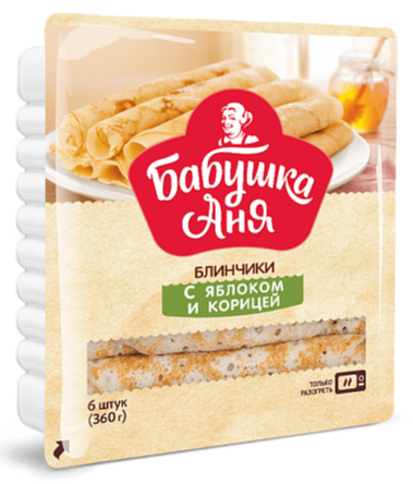 Pancakes with apple and cinnamon 360g