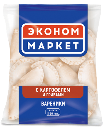 Dumplings economy market with potatoes and mushrooms 600g