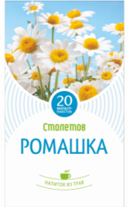 Tea drink "Stoletov" chamomile, 20 sachets.