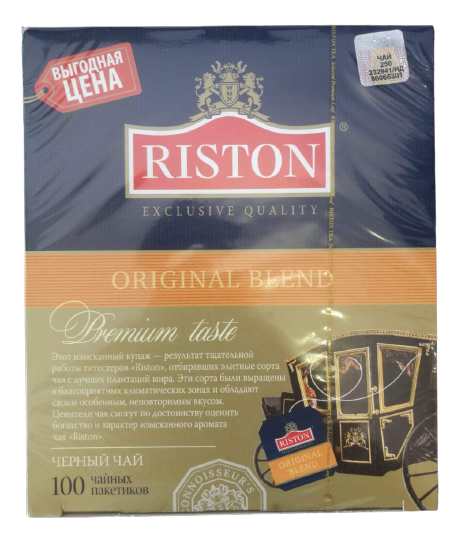 RISTON EXCLUSIVE QUALITY ORIGINAL BLEND promoted in Russia 150g