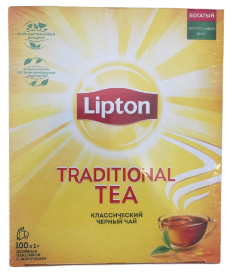 LIPTON TRADITIONAL TEA promoted by Russia 200g
