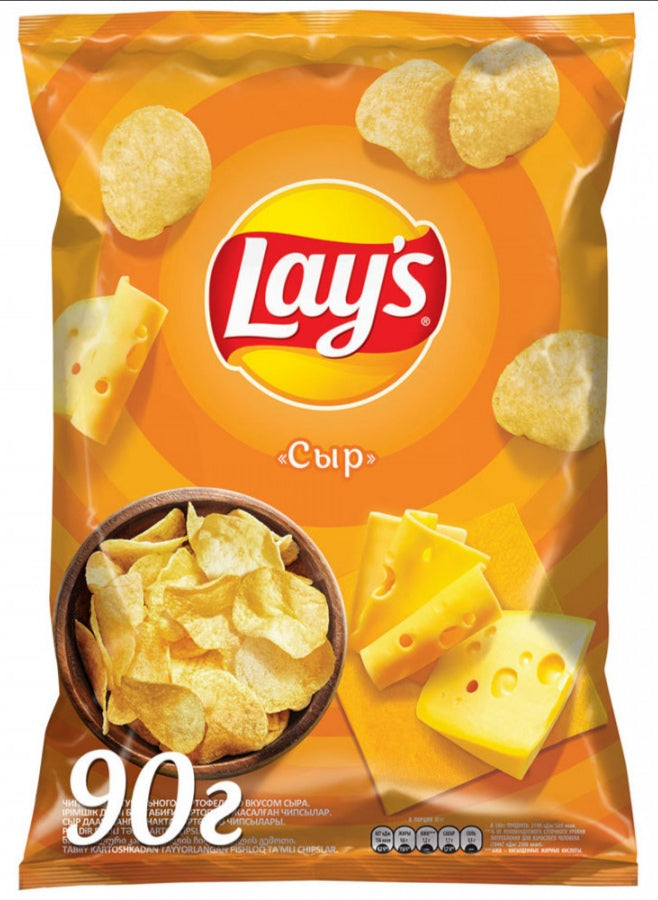Chips Lays potato cheese (Eastern European flavor) 90g