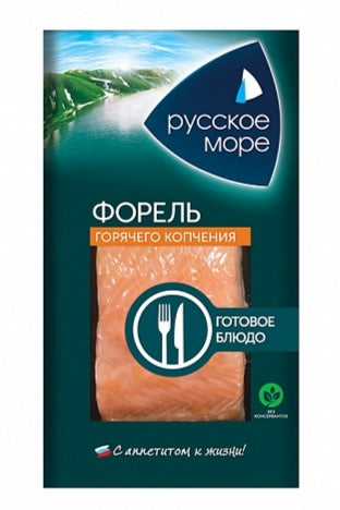 Hot smoked trout fillet piece 150g