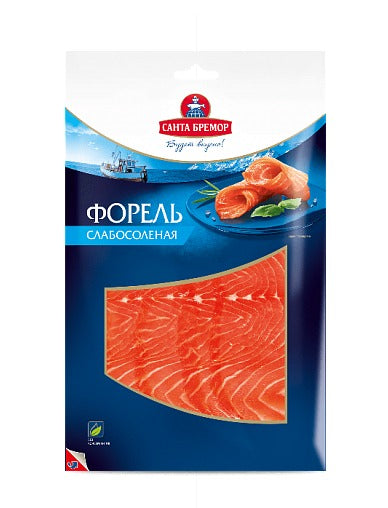 Lightly salted trout fillet-slices 100g