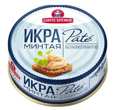 Pasteurized pollock caviar pate, 90g