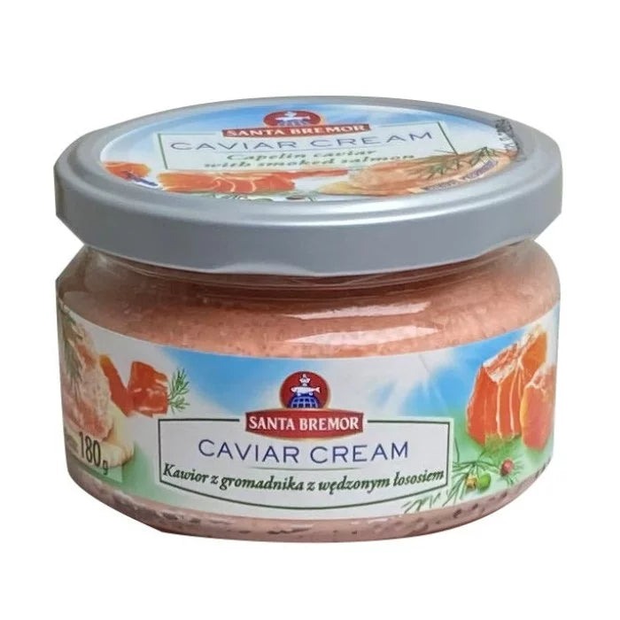 CAVIAR CREAM WITH SMOKED SALMON 180g