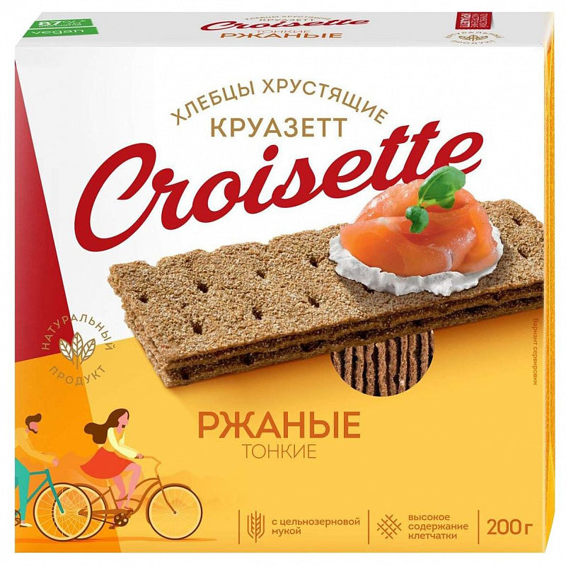 Thin rye crispbread 200g