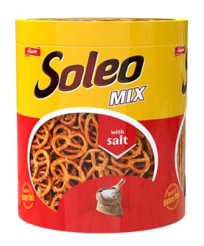 Mix tube- sticks and pretzels with salt 300g