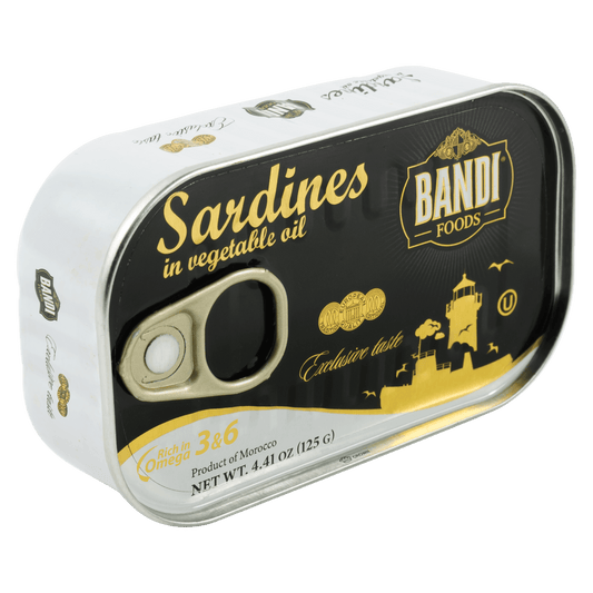Sardines BANDI FOODS in vegetable Oil, 125g