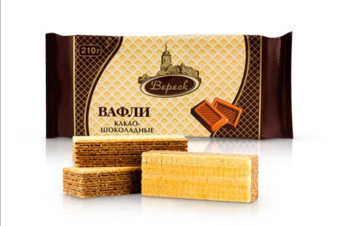 Waffles "Nevskie" cocoa-chocolate 210g