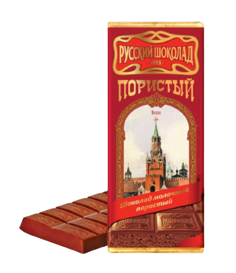 "Porous Russian" milk chocolate 90g