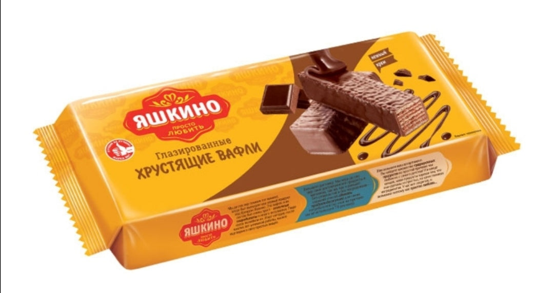 Glazed waffles "Yashkino" 200g
