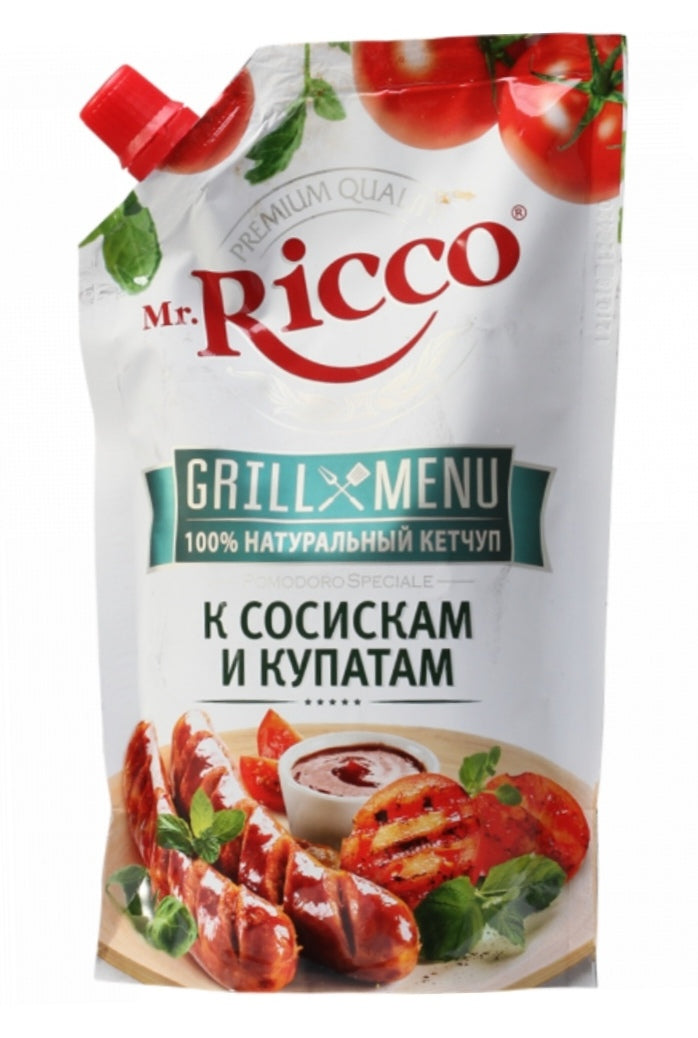 Ketchup for grill and barbecue "Pomodoro Speciale Mr. Ricco" 350g