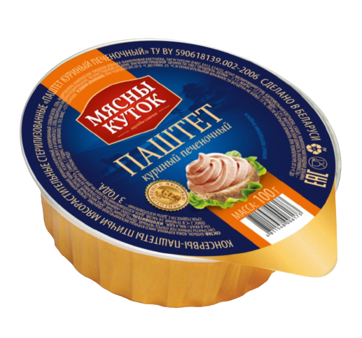 Chicken liver pate "Myasny kutok" 100g