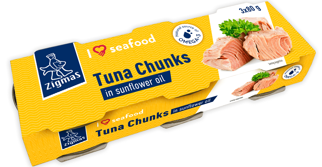 Zigmas Tuna in sunflower oil 240g
